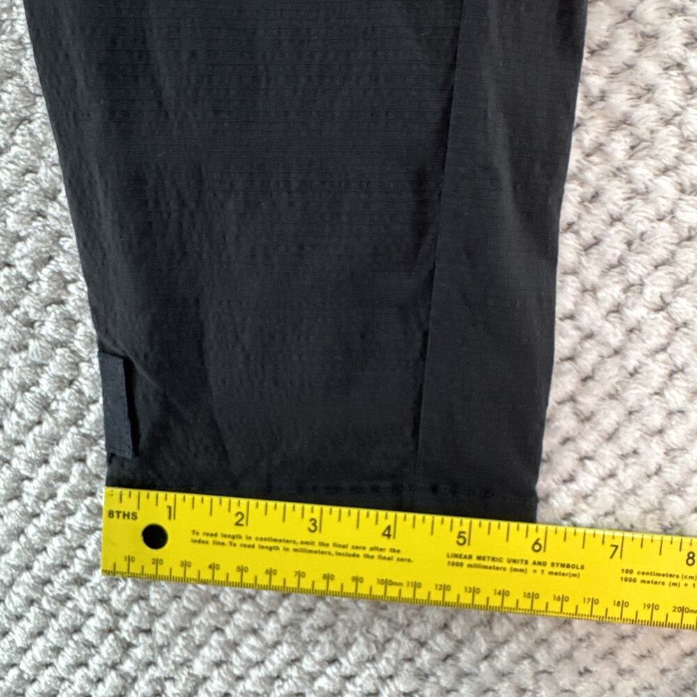 Athleta Trekkie Pant Womens 2 Black Stretchy Pull-On Pockets Zip Adjustable Hem - Picture 7 of 10